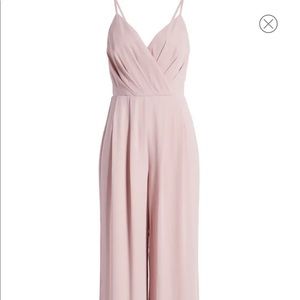 Lulus call for me faux wrap jumpsuit.